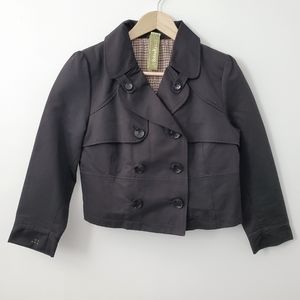 Soia & kyo black button up peacoat